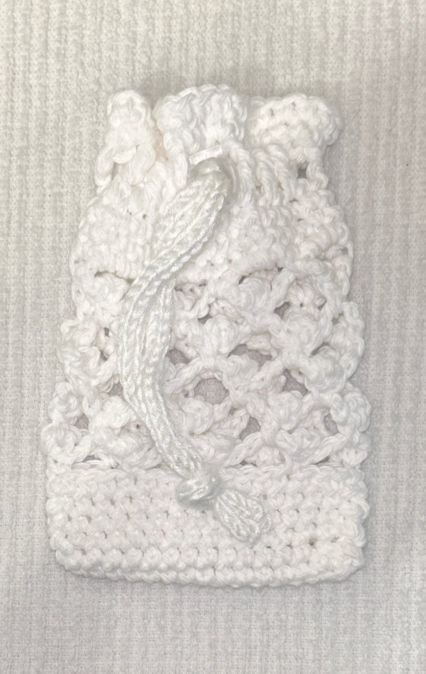Picot Mesh Soap Bag