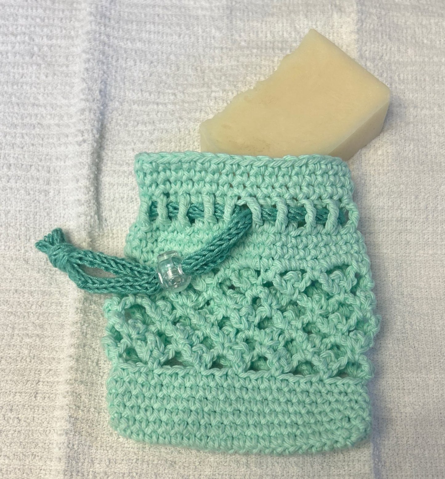 Picot Mesh Soap Bag